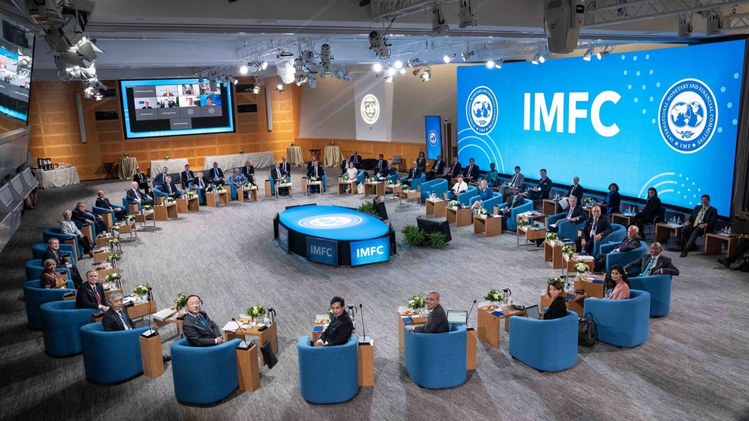 IMF says local-currency stablecoins could boost demand for dollar tokens IMF general assembly meeting